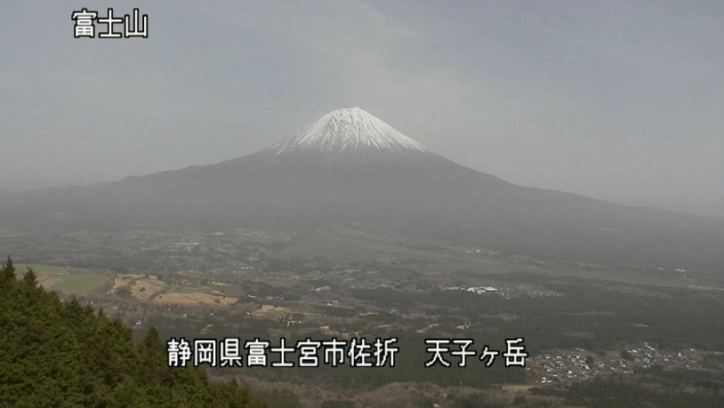 天子ヶ岳富士山