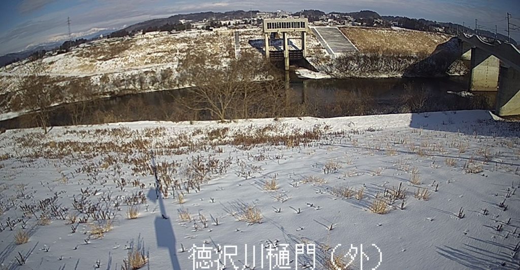 徳沢川樋門外水