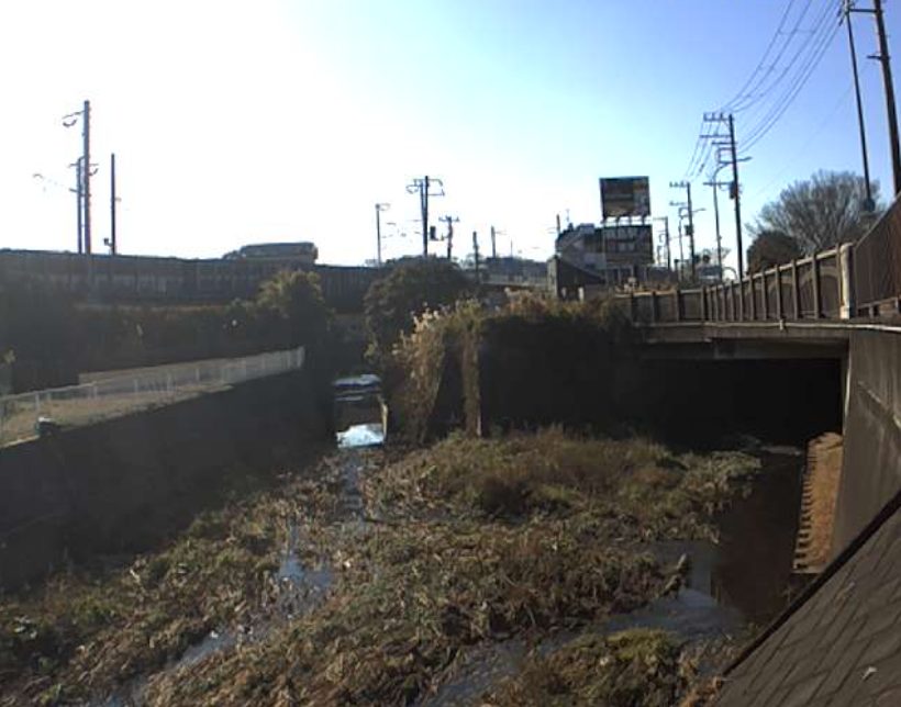 鳥山川宮原橋