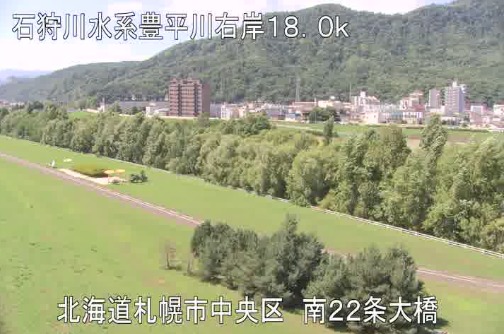 豊平川右岸18.0KP