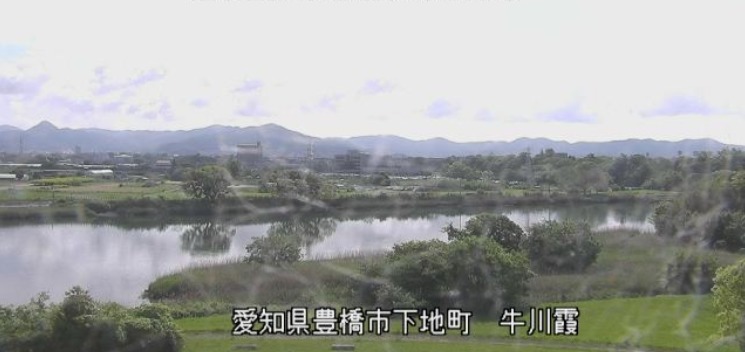 豊川右岸6.4K牛川霞付近