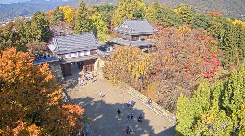 上田城跡公園紅葉