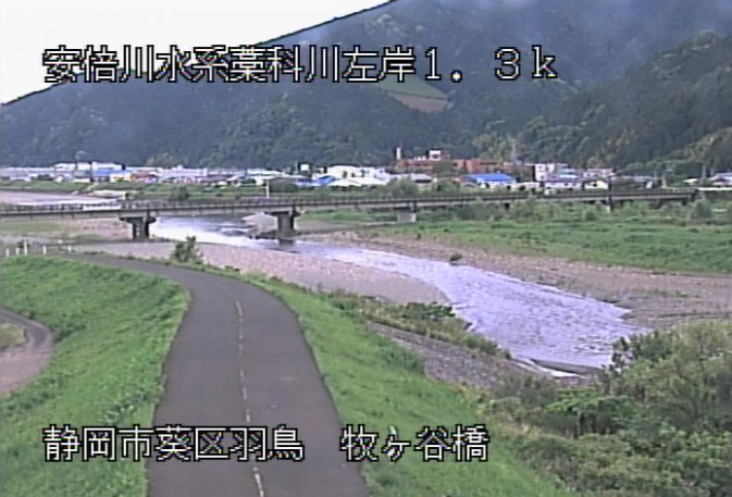 藁科川左岸1.3K牧ヶ谷橋