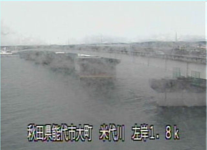 米代川左岸1.8K能代大橋